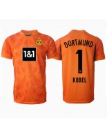 Moške Nogometnih dresov Borussia Dortmund Gregor Kobel #1 Vratar Tretji 2024-25 Kratki rokavi